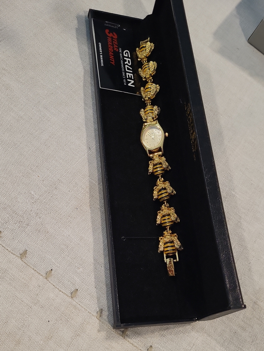 Gruen Gold-Tone Women's Bracelet Watch
